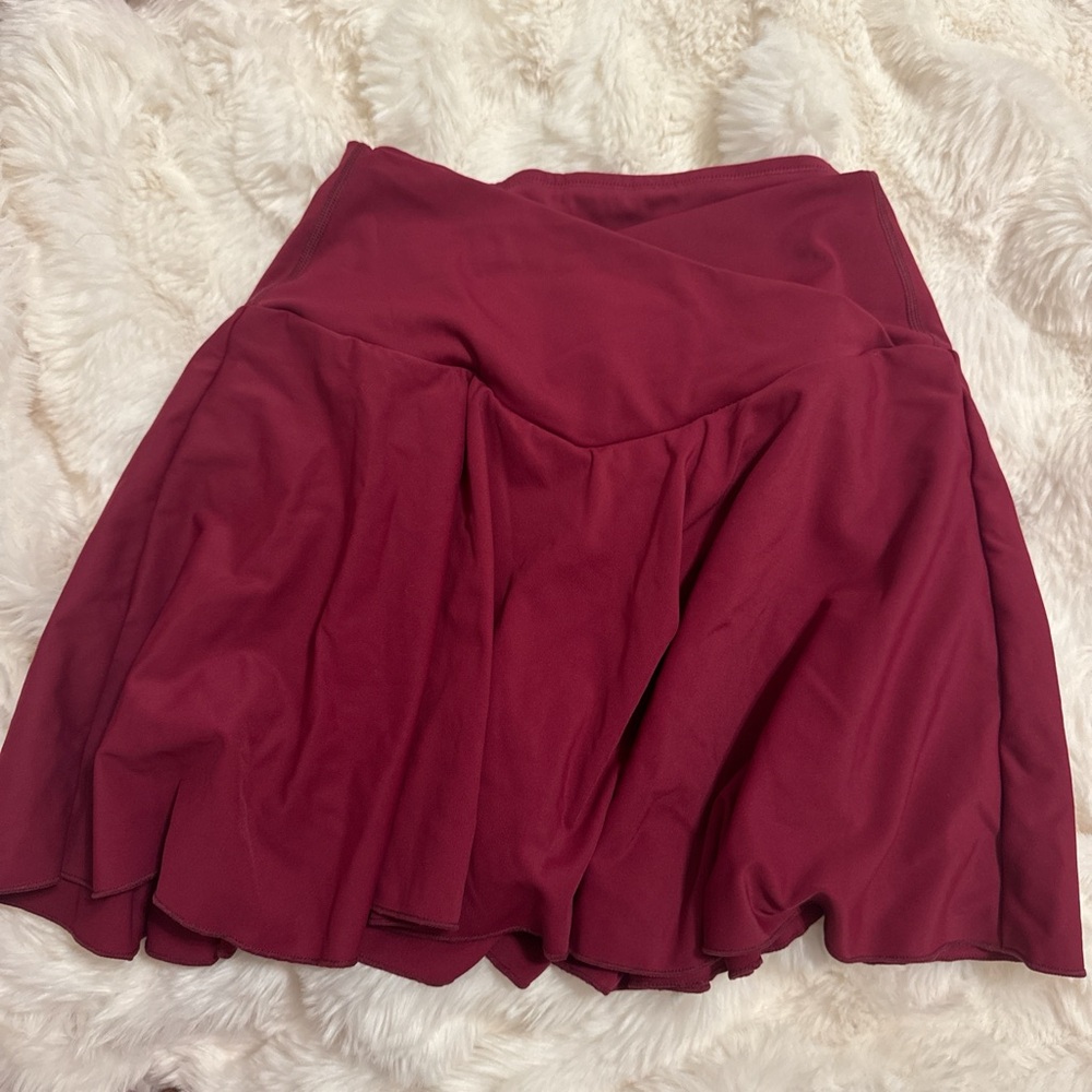 Burgundy Women's Skirt/Skort